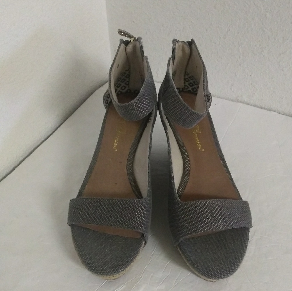 NWOB Matt Bernson Anthropologie Ankle Wedge Sandal